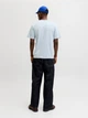 Футболка хлопковая длинная мужская Jack & Jones 12278787 2XL Celestial Blue (5715830434264) - изображение 2