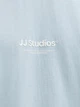 Футболка хлопковая длинная мужская Jack & Jones 12278787 2XL Celestial Blue (5715830434264) - изображение 4