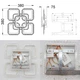 Управляемая светодиодная люстра ROOM ICE 70W 6S SMART 380x380x75-WHITE-220-IP20 - изображение 4