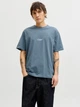 Футболка хлопковая длинная мужская Jack & Jones 12278787 M Blue Mirage (5715830434141) - изображение 1