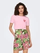 Футболка хлопковая женская ONLY 15291465 L Romance Rose (5715866549406) - изображение 1