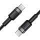 Дата кабель Acefast C22-03 Type-C to Type-C 60W (1.2m) Black - изображение 4