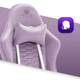 Геймерське крісло тканинне Hell's Chair HC-1000 Purple - зображення 5