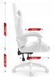 Геймерське крісло екошкіра Hell's Chair HC- 1000 White - изображение 6