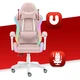 Геймерське крісло тканинне Hell's Chair HC-1000 Pink LED - изображение 5