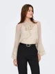 Блузка женская ONLY 15367241 L Oxford Tan (5715866915959) - изображение 3