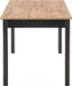 Розкладний стіл Halmar Greg 124 x 74 x 75 см Дуб вотан з чорними ніжками (5905248124264) - зображення 2