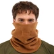 Комплект шапка флисовая тактическая с баффом Zelart 0312 Khaki - изображение 3