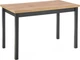 Прямокутний стіл Halmar Cobalt 120 x 68 x 77 см Дуб вотан з чорними ніжками (5905248124127) - зображення 2