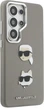 Чохол Karl Lagerfeld Saffiano Double Heads Metal для Samsung Galaxy S26 Ultra Silver (KLHCS26LPSFDHPOG) - зображення 4