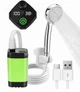 Аккумуляторный портативный туристический душ для кемпинга с дисплеем USB 6000mAh - изображение 9