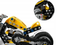 Конструктор Lego Жовтий Мотоцикл Technic 42225 - зображення 5