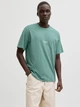 Футболка хлопковая длинная мужская Jack & Jones 12278787 XL Mineral Blue (5715830434172) - изображение 1