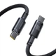 Кабель Baseus New Braided Fast Charging Type-C to Type-C 100W (1m) Black (E0426W00) - зображення 1