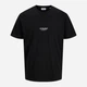 Футболка хлопковая длинная мужская Jack & Jones 12278787 2XL Black (5715724957619) - изображение 7