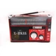 Радиоприёмник колонка с радио FM USB и фонариком Golon RX-381 RED красная - изображение 2