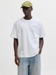 Футболка хлопковая длинная мужская Jack & Jones 12287990 L Bright White (5715733577136) - изображение 1