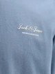 Футболка хлопковая длинная мужская Jack & Jones 12287990 M Blue Mirage (5715830433021) - изображение 5