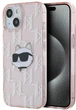 Панель Karl Lagerfeld IML Choupette Head & Monogram для Apple iPhone 13 Pink (3666339286071) - зображення 1