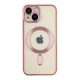 Чохол TPU Metallic Chrome Full Camera with Magsafe для iPhone 14 Chrome Rose - изображение 1