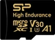 Karta pamięci Silicon Power High Endurance microSDXC 64GB Class 10 UHS-I U3 A1 V30 + SD adapter (SP064GBSTXDV3V1HSP) - obraz 1