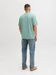 Футболка хлопковая длинная мужская Jack & Jones 12288016 S Mineral Blue (5715830432604) - изображение 2