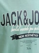 Футболка хлопковая длинная мужская Jack & Jones 12288016 S Mineral Blue (5715830432604) - изображение 5