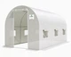 Теплица садовая, парник Польша 2x4x2 м белая 8м2 - изображение 5