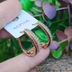 Сережки Xuping Jewelry довжина 2.3см медичне золото позолота 18К с799 - зображення 6