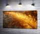 Картина Золотий відблекс пера 130x73 см Модуль №1 (005971) - зображення 1