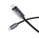 Кабель Hoco Type-C-Lightning 1м LED-дисплей 27W для айфона Black (X112TСIP Black) - зображення 6