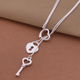 Подвеска кулон сердце ключик и колодка тиффаны tiffany стерлинговый серебристый - изображение 3