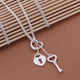 Подвеска кулон сердце ключик и колодка тиффаны tiffany стерлинговый серебристый - изображение 4