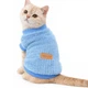 Флисовая толстовка для котов (кошек) Оникс XL Синий - изображение 1