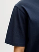 Футболка хлопковая длинная мужская Jack & Jones 12290417 L Navy Blazer (5715825501131) - изображение 5