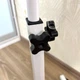 Пересувний столик 60×40 см на колесах регульований по висоті, приставний комп’ютерний стіл з телескопічною стійкою та окремим регулюванням робочих зон стільниці, мобільна підставка з металевим каркасом, DTCS-026-White - зображення 13