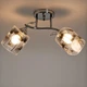 Люстра потолочная Light House SR-20434/2 CH L480*W300*H240 хром, плафон прозрачный с рисунком - изображение 2