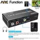 HDMI 4k 2.0b переключатель 2x1 с ARC оптический Toslink SPDIF коаксиальный аналоговый RCA аудио коммутатор 2 на 1 порт (OZV2) - изображение 4