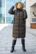 Пальто Miorichi Одрі-П 52 Хакі (01095-green52) - зображення 4