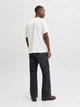 Футболка хлопковая длинная мужская Jack & Jones 12291213 2XL Cloud Dancer (5715830433946) - изображение 2
