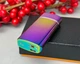 USB запальничка на зарядці та Газова з персональним гравіюванням, Чорна металева юсб з текстом подарунок. 33421G-5 (60) - зображення 4