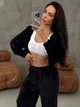 Женский костюм тройка черный 46-48 г1425.1082 - изображение 3