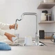 Змішувач для кухні з висувним виливом Grohe QuickFix Start (30631000) - зображення 2