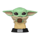 Фігурка FUNKO POP! The Child with Cup Grogu The Mandalorian Малюк Йода Грогу Мандалорець 83mm 378 49933 - зображення 1
