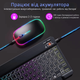 Бездротова Bluetooth Клавіатура з Мишкою на Акумуляторі Ультратонка з RGB Підсвічуванням Українська Розкладка Портативний - зображення 4