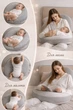Подушка для годування TomiBaby Рожева пудра 90х60 рожева - изображение 2