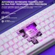 Дротова магнітна клавіатура AULA HERO 84 HE White RGB Підсвічування - зображення 4