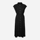 Платье-рубашка миди летнее женское Vero Moda 10282532 L Black (5715370991753) - изображение 5
