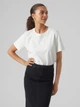 Футболка хлопковая женская Vero Moda 10294544 XS Snow White (5715432432569) - изображение 1
