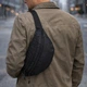 Бананка Мужская Cordura 1000d Черная Три Отделения Водоотталкивающая (383289) - изображение 7
